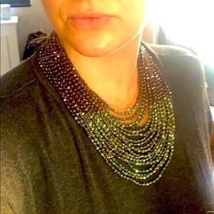 Beaded layer necklace